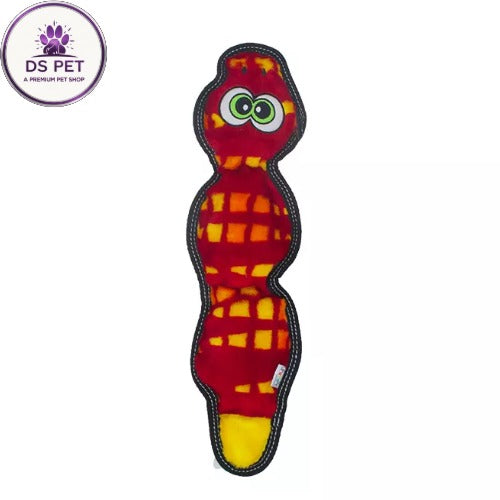 צעצוע נחש אדום חזק לכלבים – Outward Hound | צעצוע עמיד ואיכותי